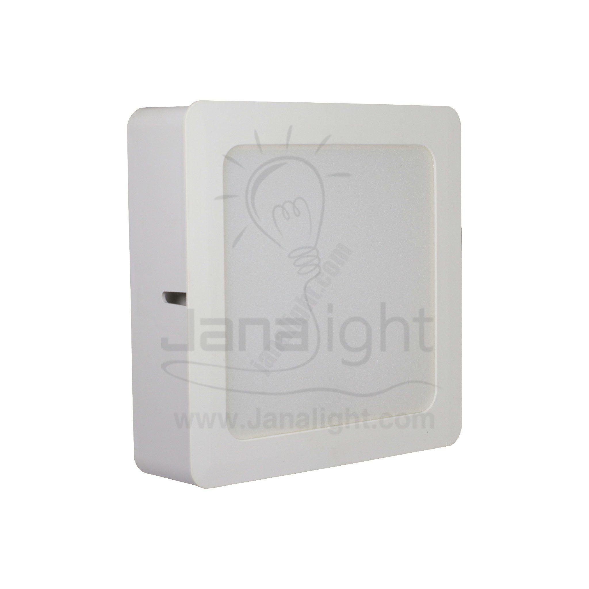 سبوت بانيل 16 وات لطش مربع ابيض بلاستيك اليوس Elios white square 16 watt Surface downlight panel